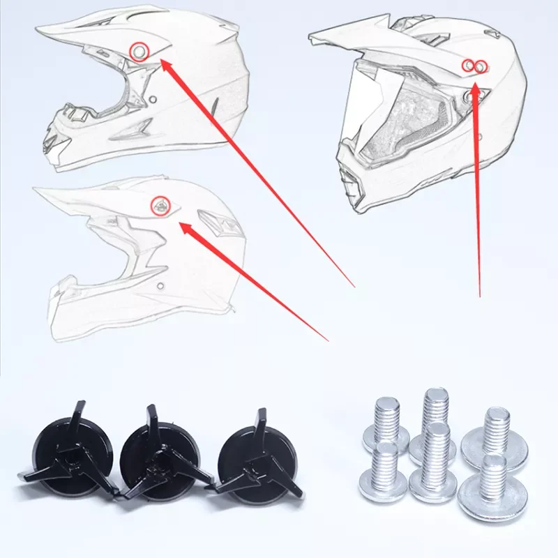 

NEW2023 Off-road helmet Special screw For sun visor fixing