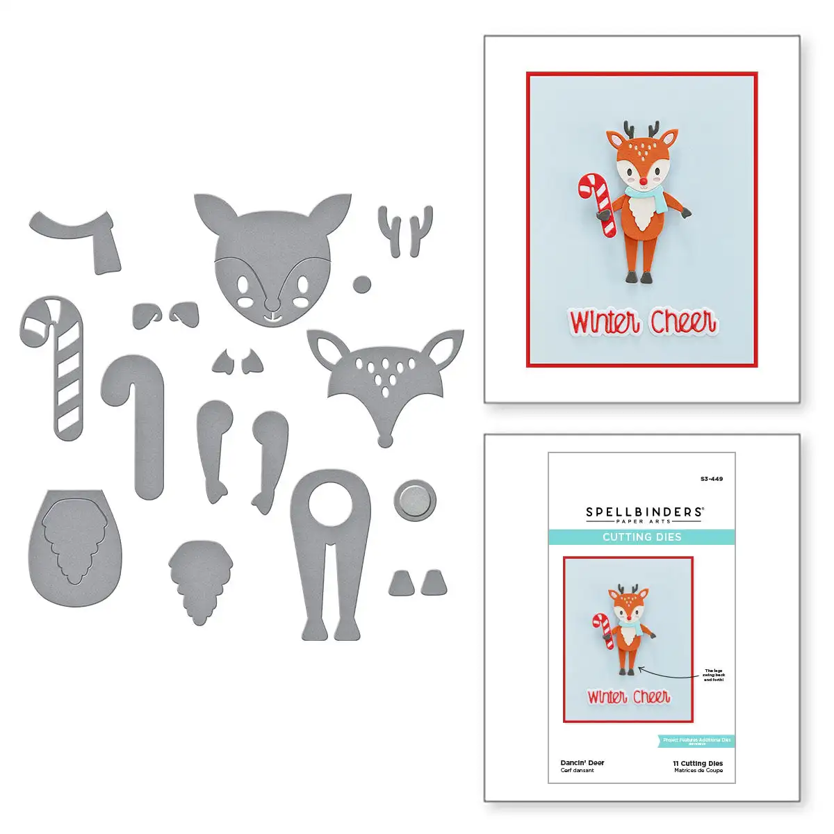 

Cute Deer 2022 New Arrival Metal Cutting Dies Decoration For Scrapbooking Craft Diy Album Template Decor Model