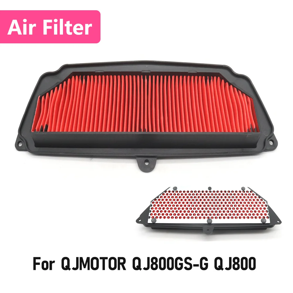 Фото Для QJMOTOR QJ800GS-G QJ800 QJ800 GS очиститель воздушного фильтра мотоцикла, приводной элемент, очиститель впускного отверстия, запасные части №1