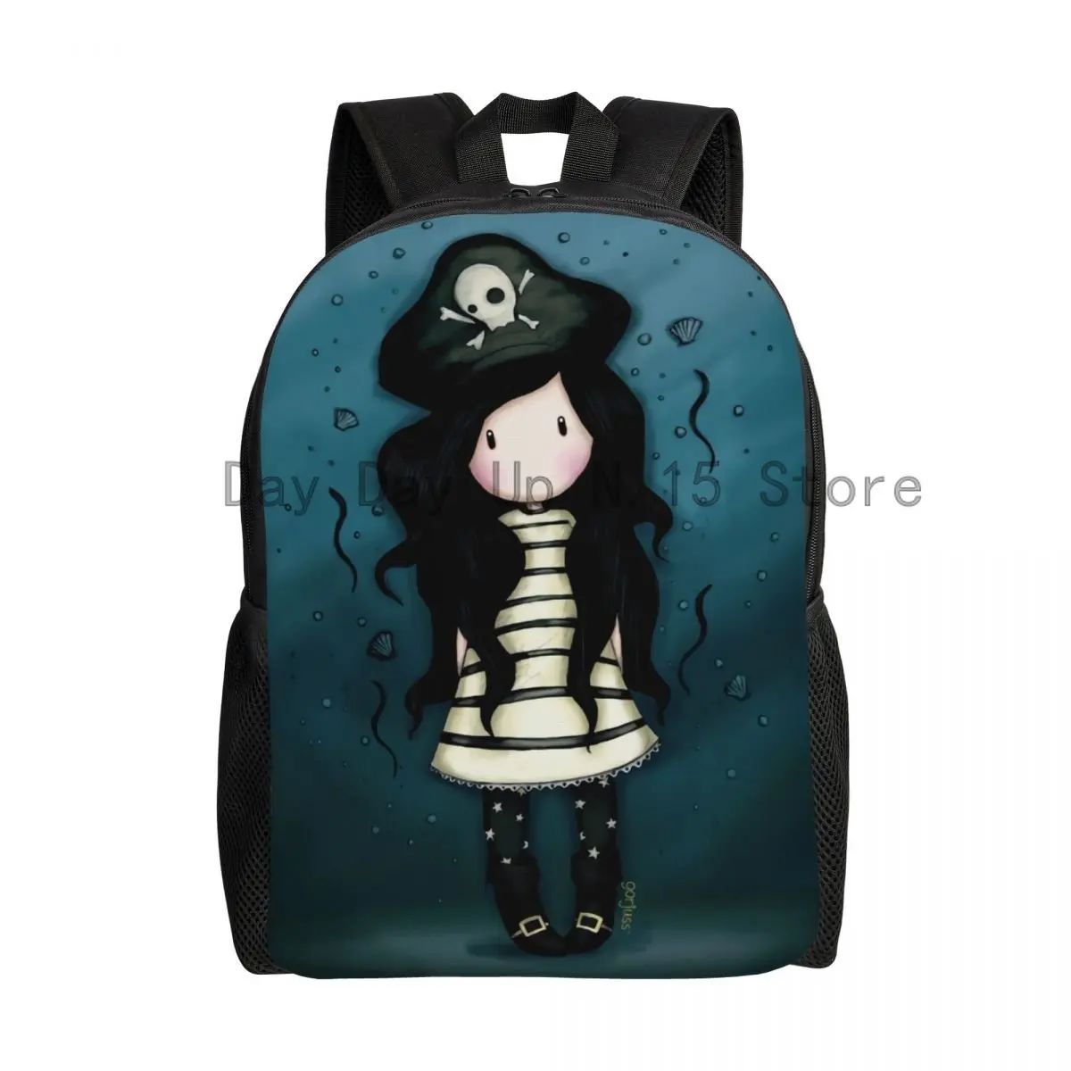 

Coque Art Cartoon Santoro Gorjuss Travel Backpack Men Women School Computer Bookbag College Student Daypack Bags