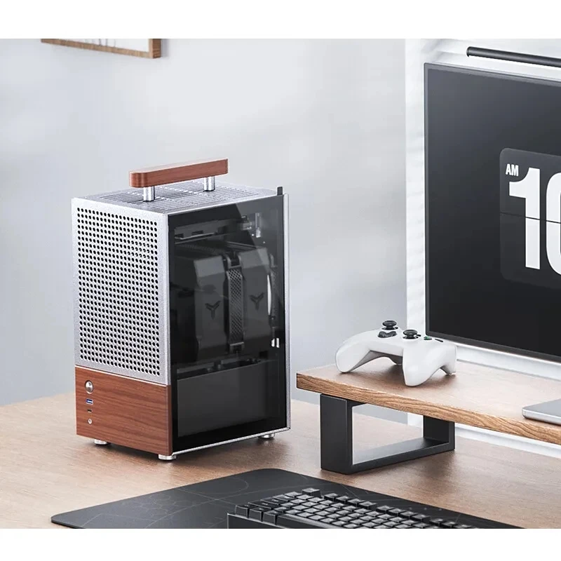 Корпус JONSBO T6 ITX с рукояткой из алюминиевого сплава интерфейсом Type-C