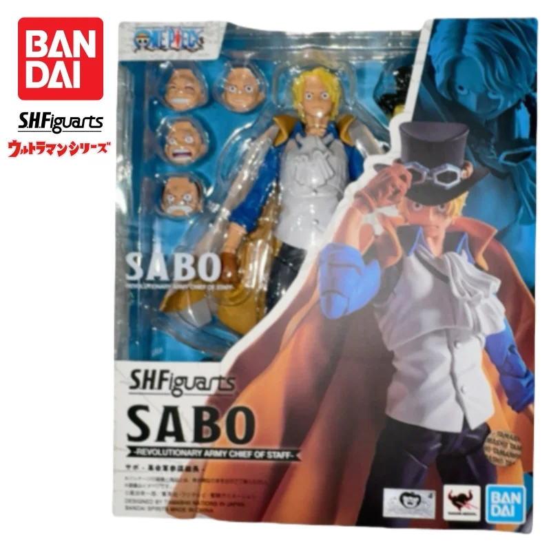 Фото В наличии Bandai Original S H Figuarts One Piece Sabo Фигурка Модель Кукла Совершенно Новая Коробка Аниме Персонажи Игрушки Модель Гаража №1