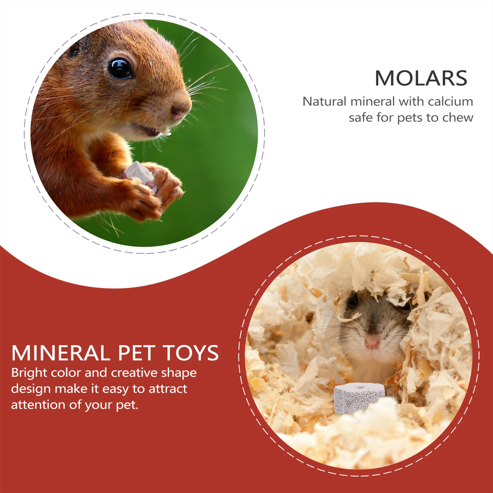 12 шт. шиншилла пемза камень попугай молярные игрушки шлифовальная машина для