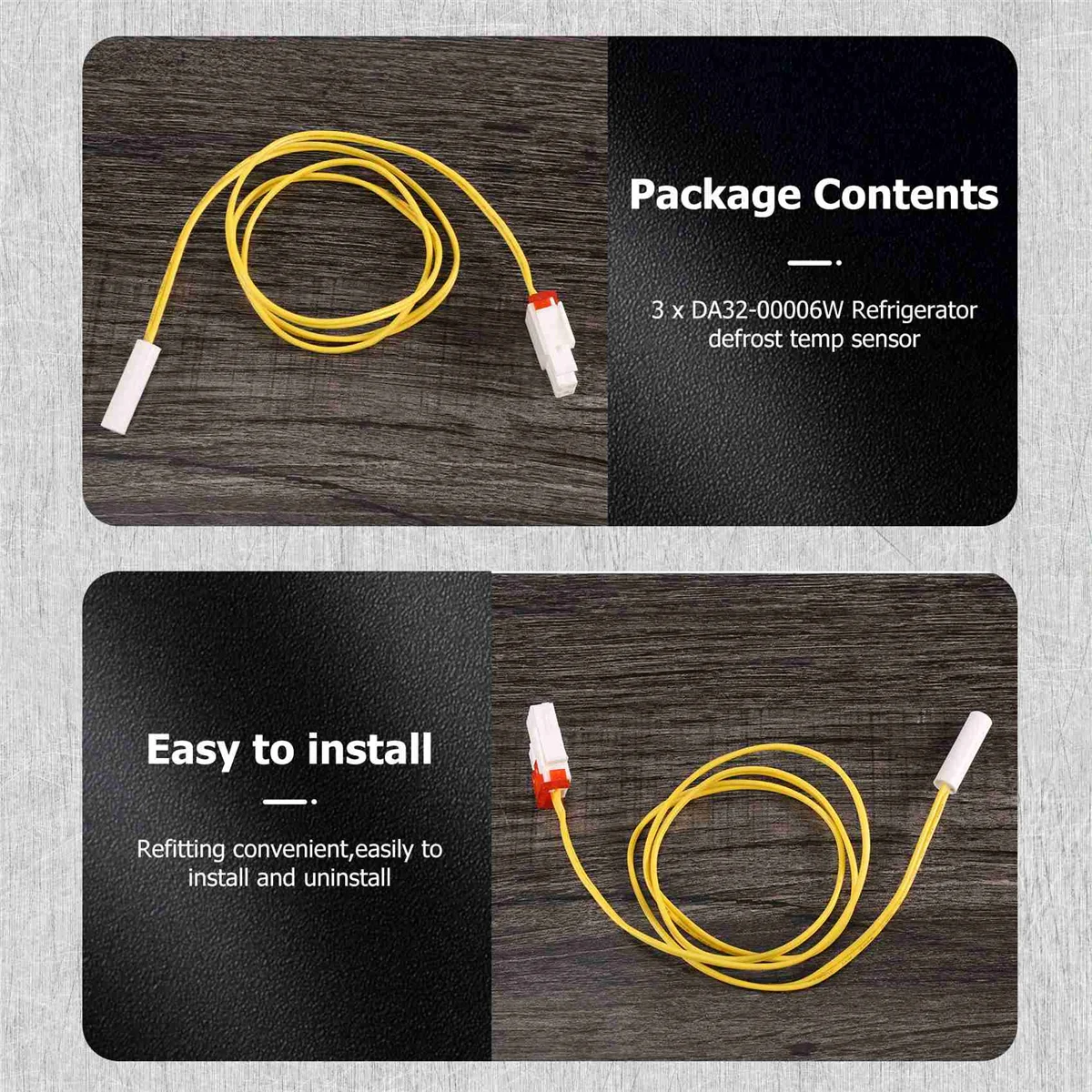 3 шт. DA32-00006W Замена датчика температуры размораживания холодильника для точки