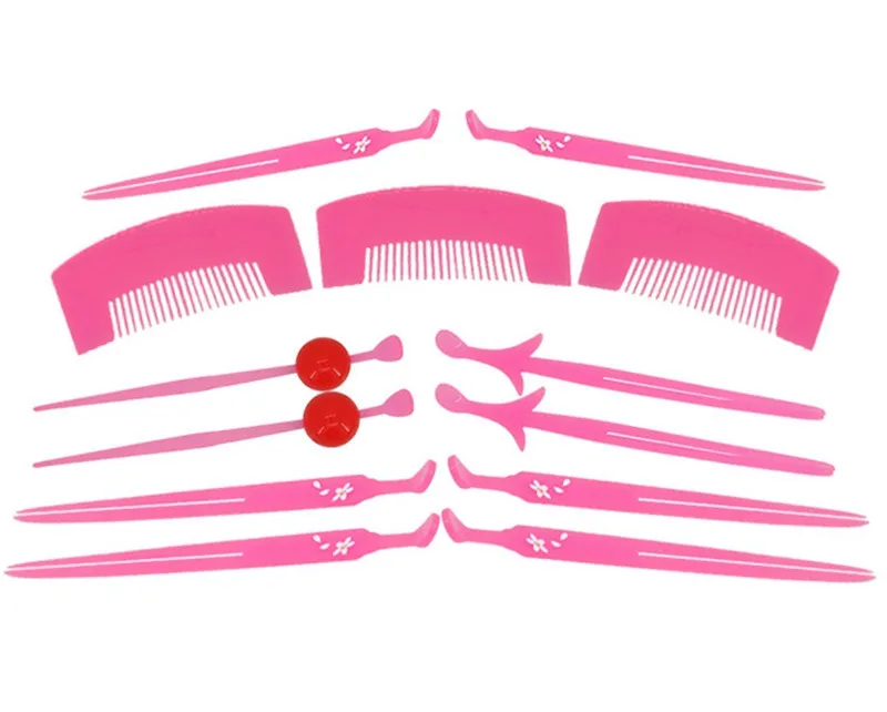 13 шт. розовые Японские Женские аксессуары для волос гребень заколка кимоно