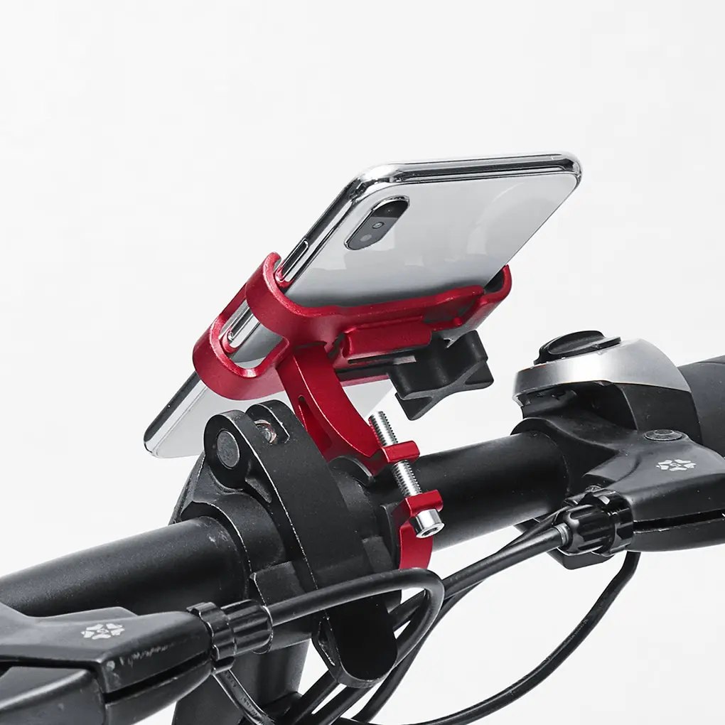 

Bike Phone Holder Bike Handlebar Phone Bracket Anti-slip Bracket GPS Clip Universal Bicycle Phone Stand for all Smartphones