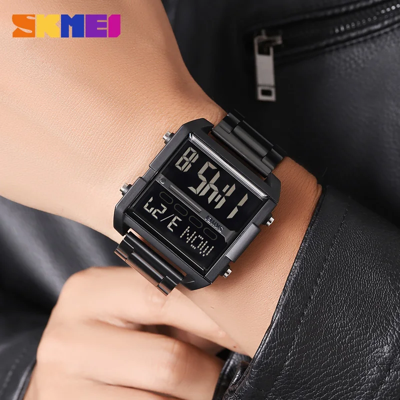 SKMEI 2299 Новые спортивные цифровые часы для мужчин, водонепроницаемые, с функцией даты, многофункциональные, с таймером обратного отсчета, электронные часы для мужчин, reloj hombre. (art.: 3920d7dc46bf5) - 3920d7dc46bf5