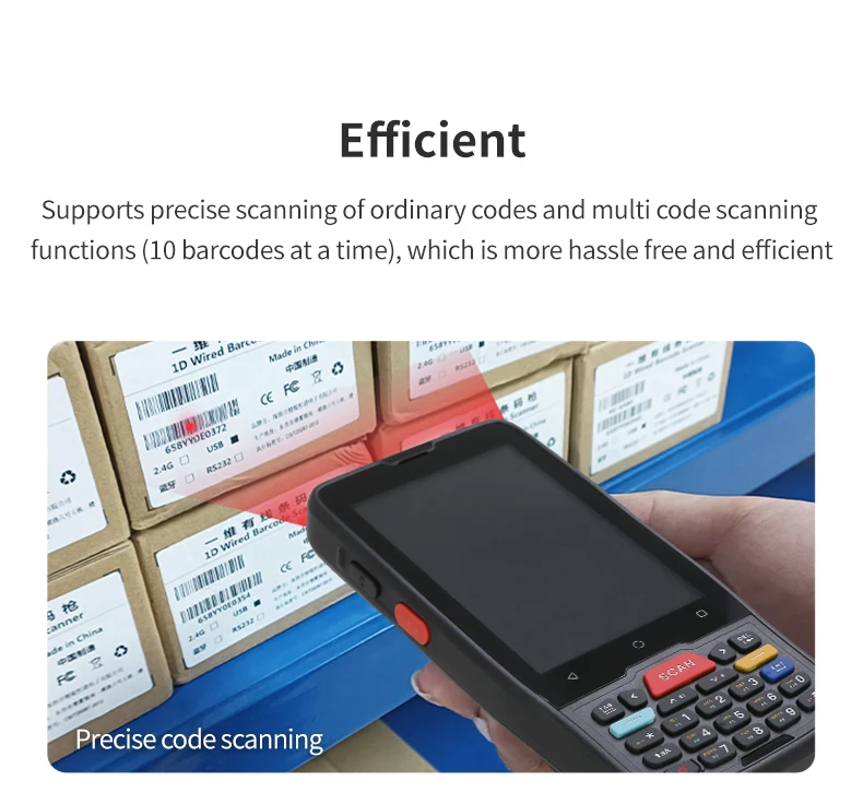 Дешевый IP65 прочный сканер штрих-кода PDA Android мобильный портативный промышленный
