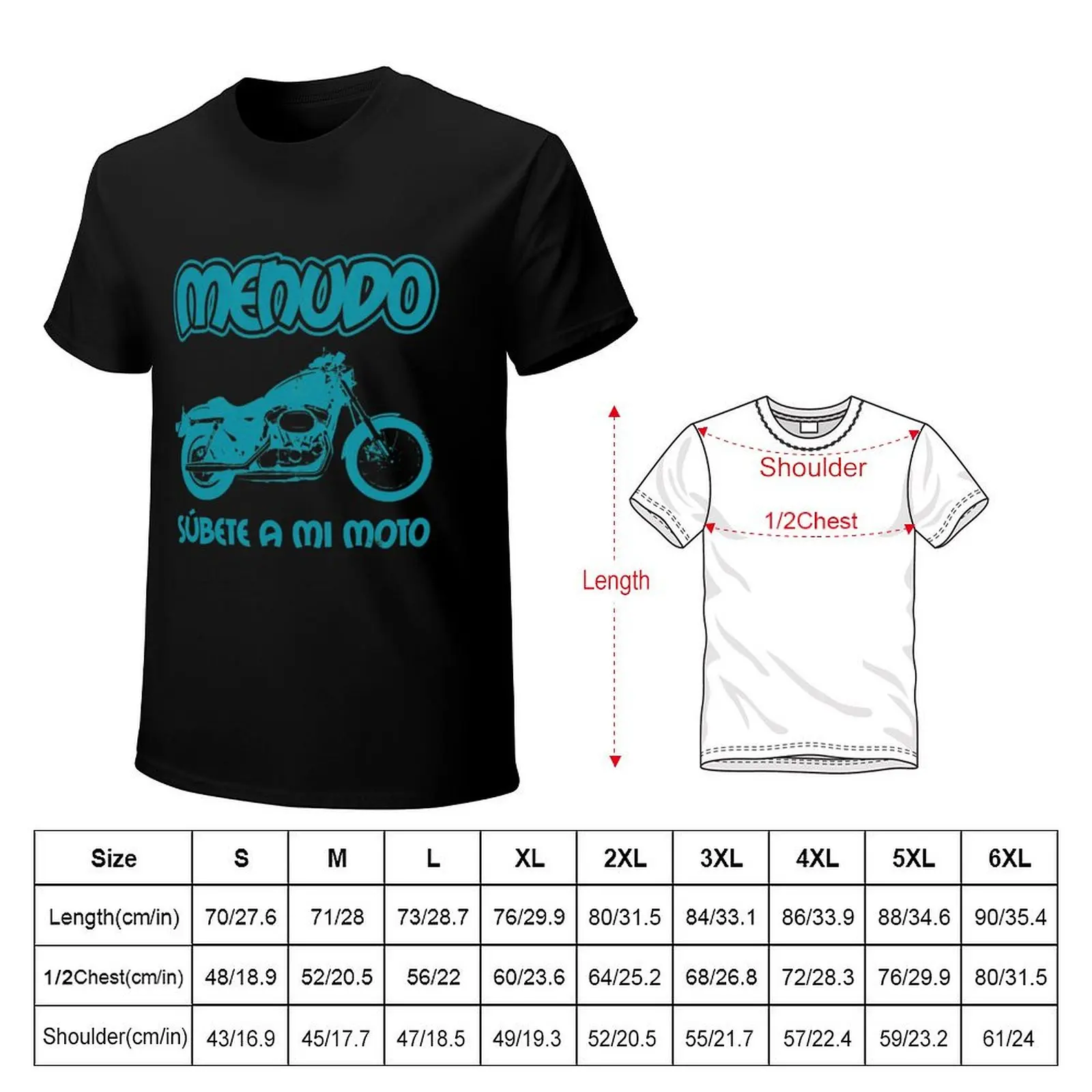 Menudo Subete A Mi Moto T-ShirtSúbete a mi Синяя футболка на заказ тяжелые футболки для мужчин