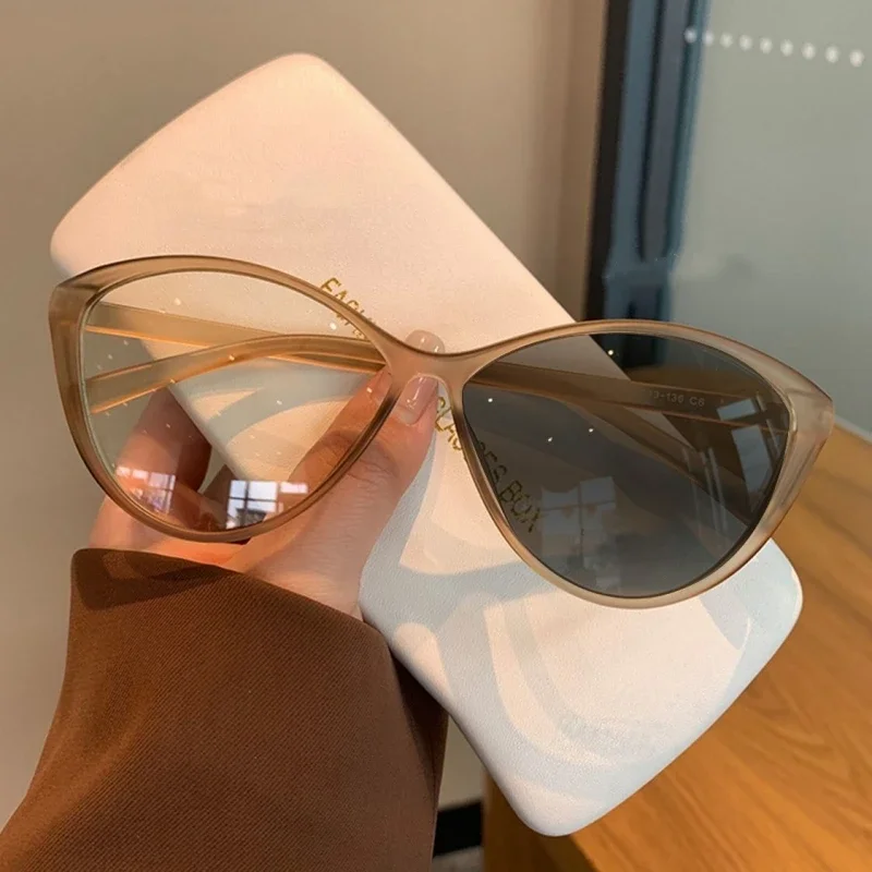 Интеллектуальные фотохромные очки для близорукости женские модные уличные