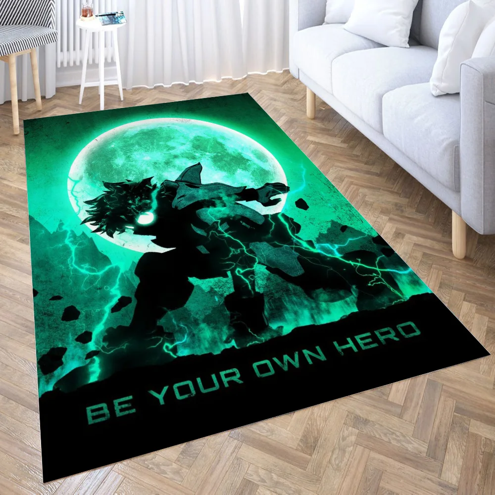 

Izuku Midoriya New Pattern Floor Mat Door Mat Big Baby Crawl Carpet Non-slip Sheet Bedroom Living Room Home Decora