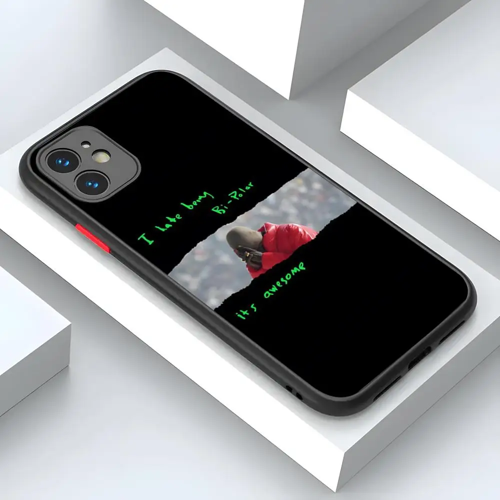 Чехол для телефона Kanye West Ye Rapper iPhone 16 15 Avant-garde 14 12 13 11 Pro Max XR XS Mini X 7 8 Plus матовый чехол