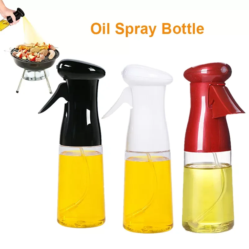 

2022New Oil Sprayer for Cooking 210ml Big Mouth Oil Spray Bottle Food Grade Oil Spritzer Olive Oil for Air Fryer Kitchen Camping