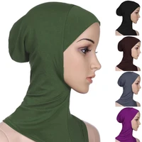 muslim woman hijab cap for women turban underscarf hijab bonnet underscarf head cover headscarf inner hijab caps islamic hat