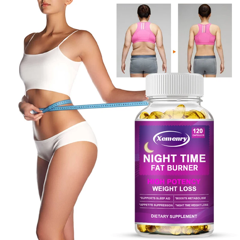 

Капсулы для снижения веса на ночь сжигание жира Поддержка похудения подавитель аппетита мощный метаболический усилитель для мужчин и женщ...