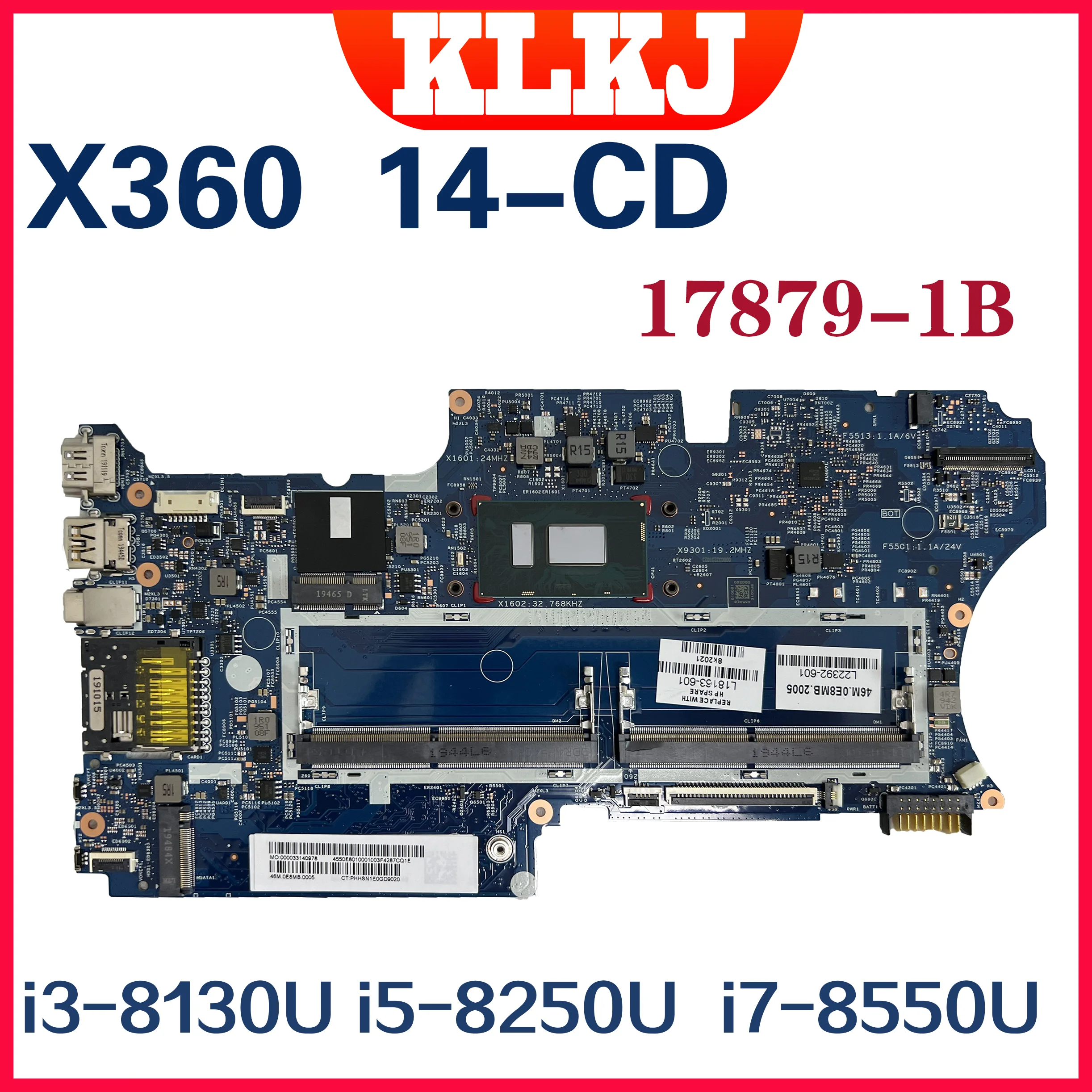 Материнская плата Dinzi 17879-1B для ноутбука HP Pavilion X360, 14-CD, 14 м-cd Материнская плата Dinzi 17879-1B для ноутбука HP Pavilion X360, 14-CD, 14 м-cd