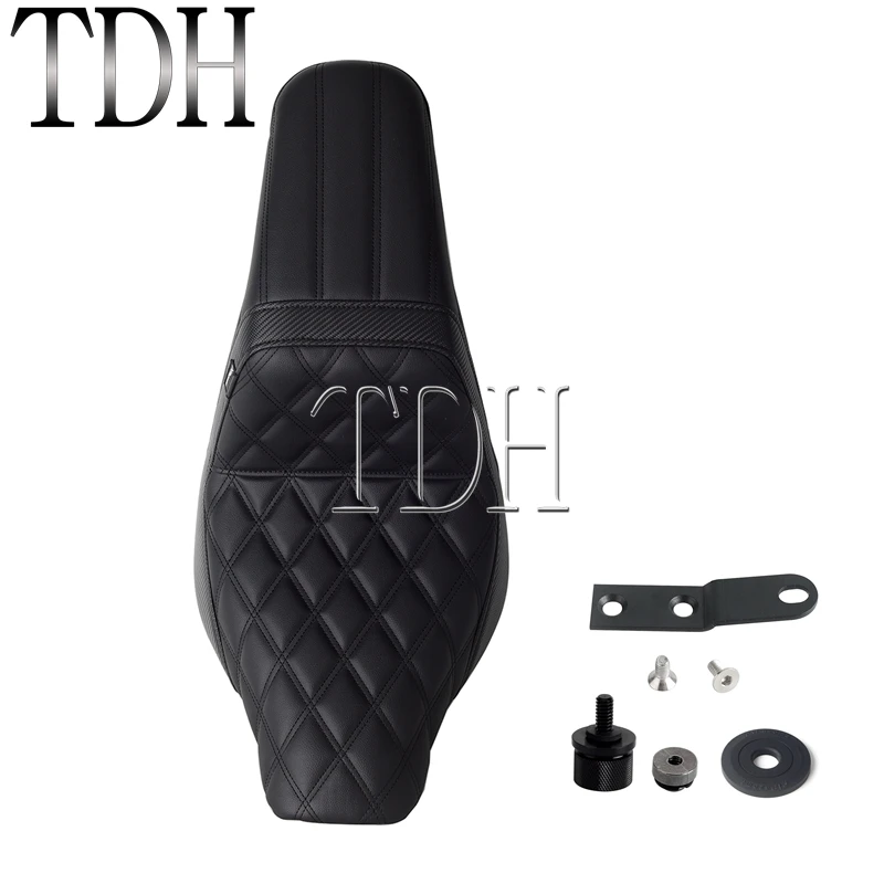 

Мотоциклетное пассажирское сиденье с двумя гелевыми подушками для Harley Softail FLSB Sport Glide FXLR FXLRS FXLRST Low Rider S ST