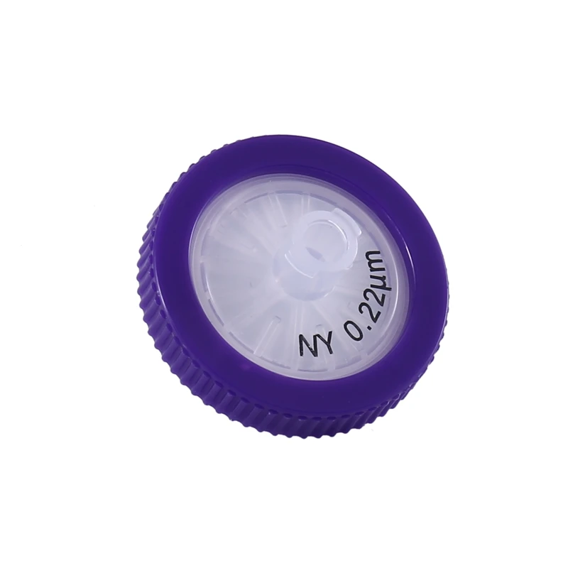 

100 PC Syringe Filters Membrane - 25Mm Membrane Diameter,0.22Um Pore Size Nylon Purple