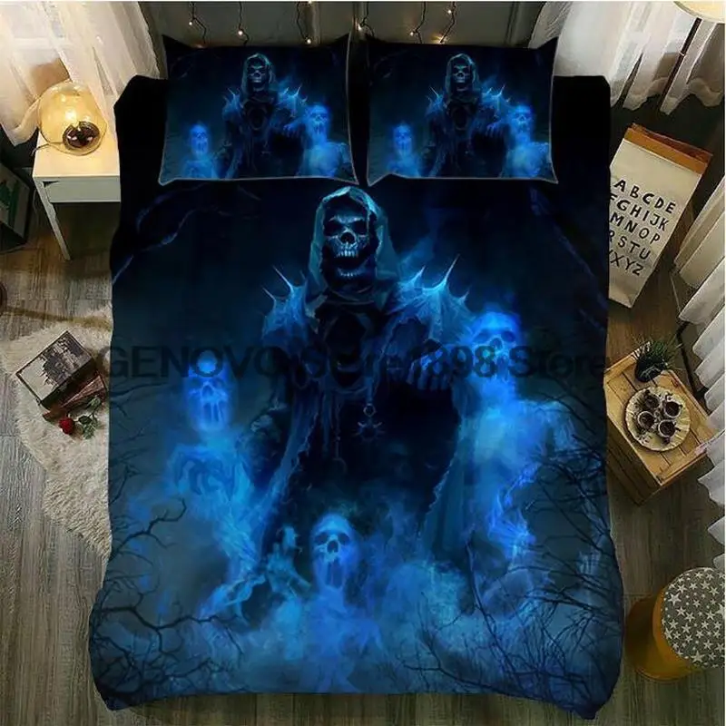

Fanaijia 3d sugar skull Bedding Sets king size Skull duvet cover set Bed bedline twin bed sets queen size comforter sets
