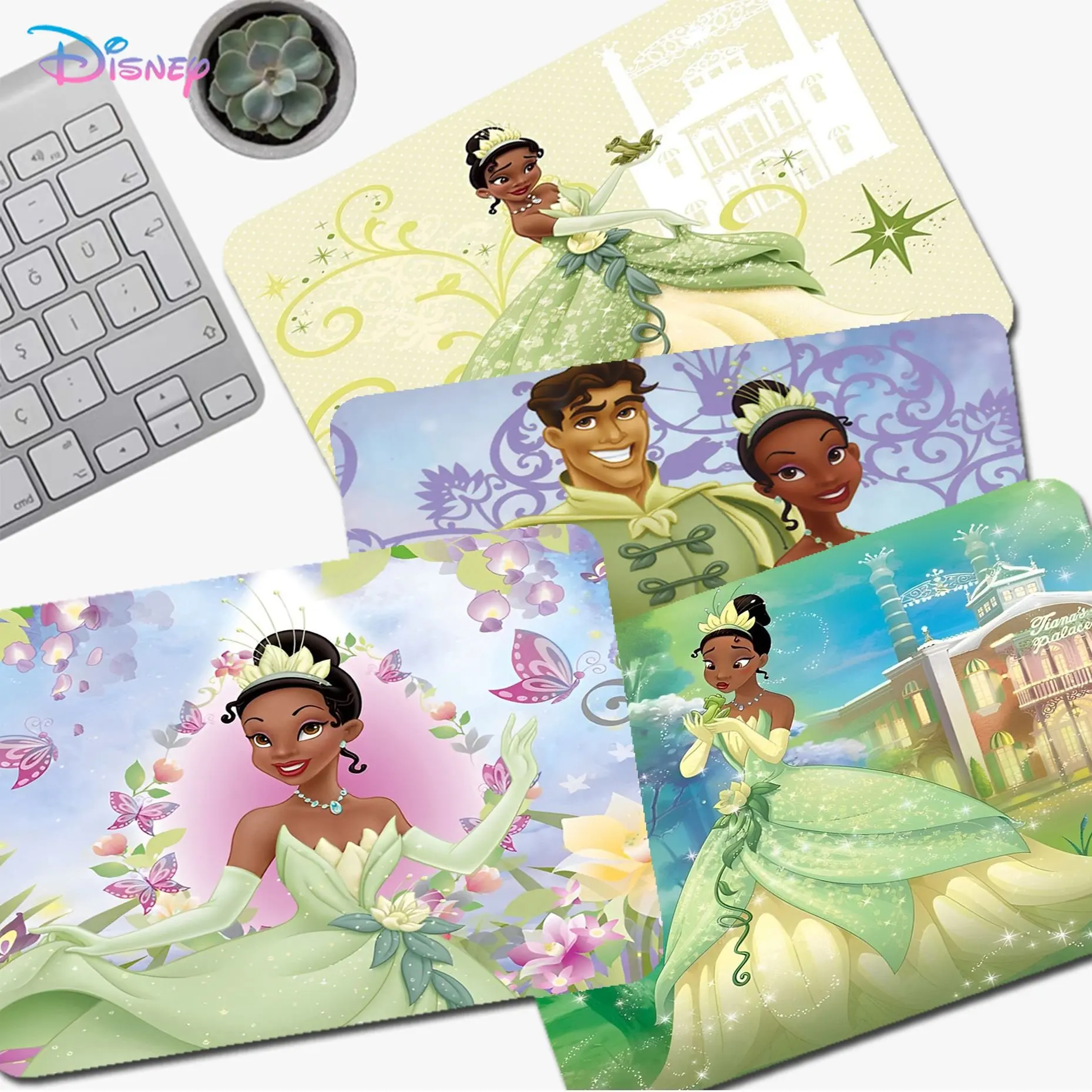 

Disney The Princess And The Frog 20x25cm Desktop Desk Mat Kawaii Gaming Accessories Students Writing Pad For PC Gamer Mousemat