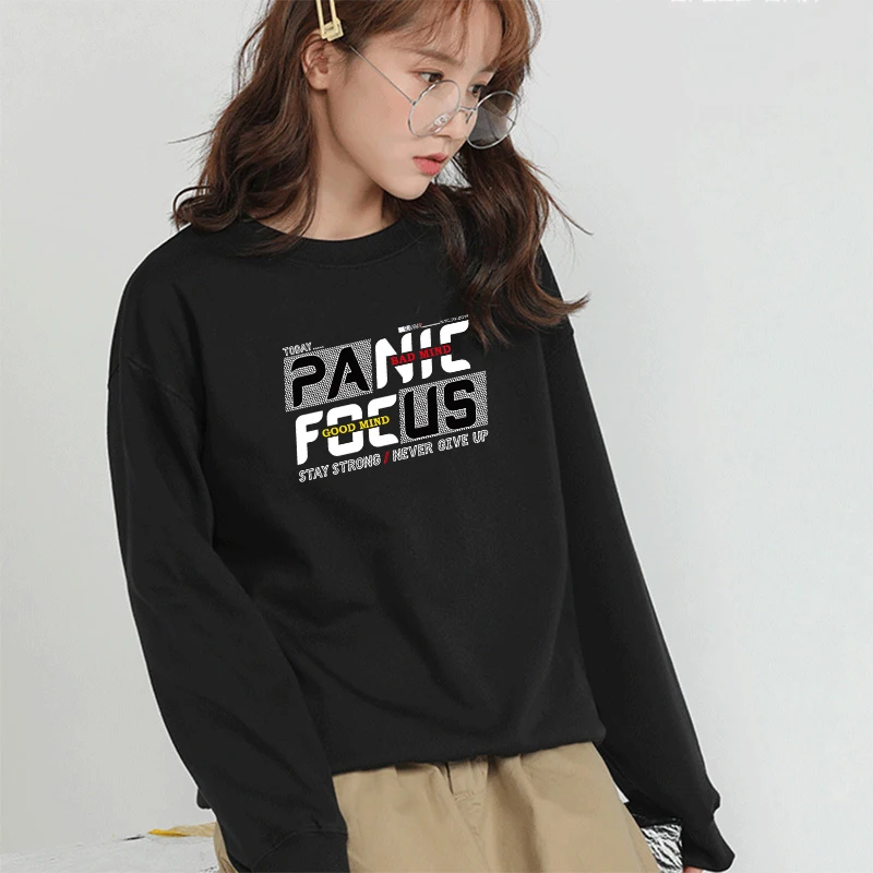 

Background English Women Pullover Fashion O Neck Sweatshirt Loose Oversize Female Tops Casual Ladies Streetwear Woman Clothes