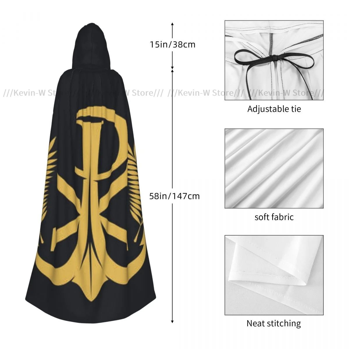 Фотофон с капюшоном христианская иллюстрация средневековый костюм ведьма