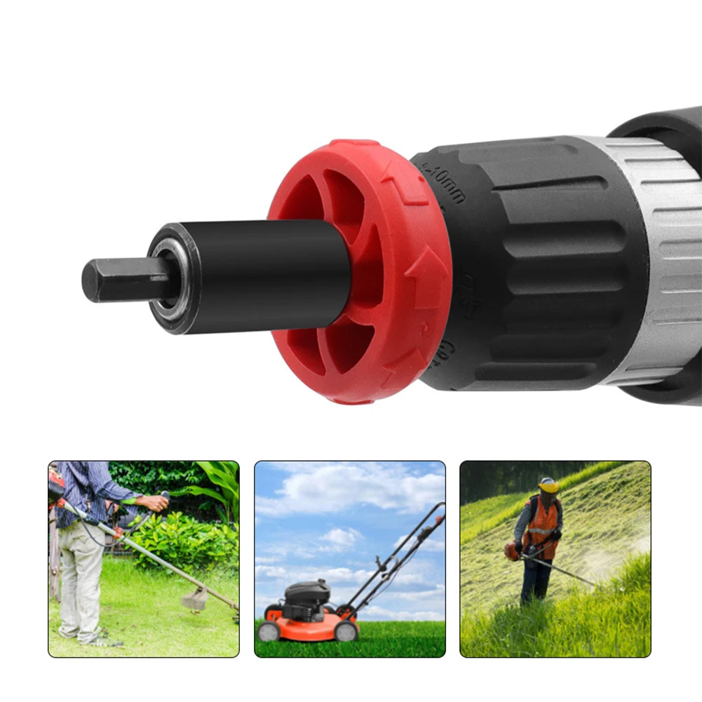 

Electric Start Drill Bit Motor Mower Starter Electric Engine Drill Bit Adapter for String Trimmers Leaf Blowers Cultivators