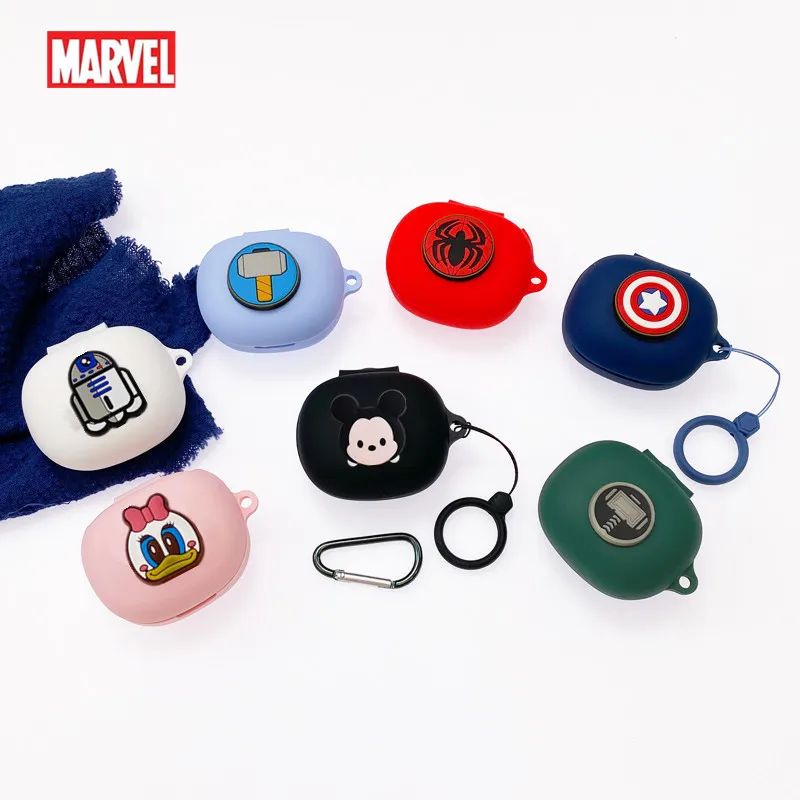 

Мультяшный чехол для наушников Marvel для Anker Soundcore Life P3, мягкие силиконовые беспроводные наушники-вкладыши с Bluetooth, защитный чехол с зарядным у...