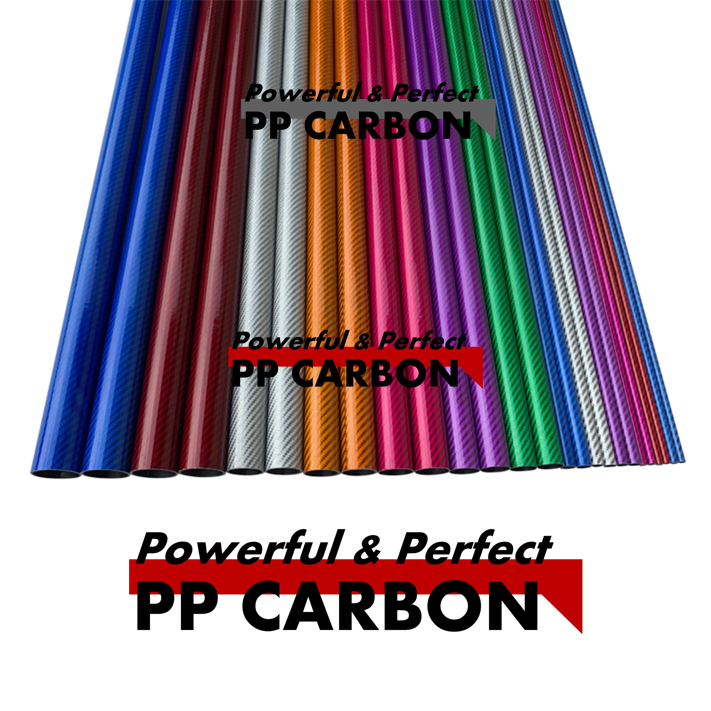 OD 16-20 мм 500 2 шт. 3K цветная трубка из углеродного волокна для самолета на