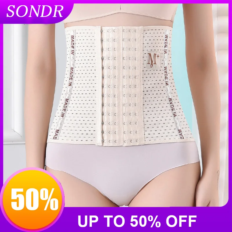 

Тренировочные Подвязки для талии SONDR, моделирующие корсеты, пояс для похудения, нижнее белье, формирующее белье, моделирующие женские труси...