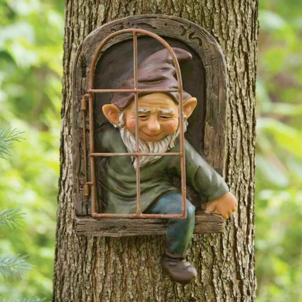 

Naughty Resin Gnome Ornaments Dwarf Resin Crafts Garden Accessories Decoration Statue Garden Old Man Ornament Dwarf E5o7
