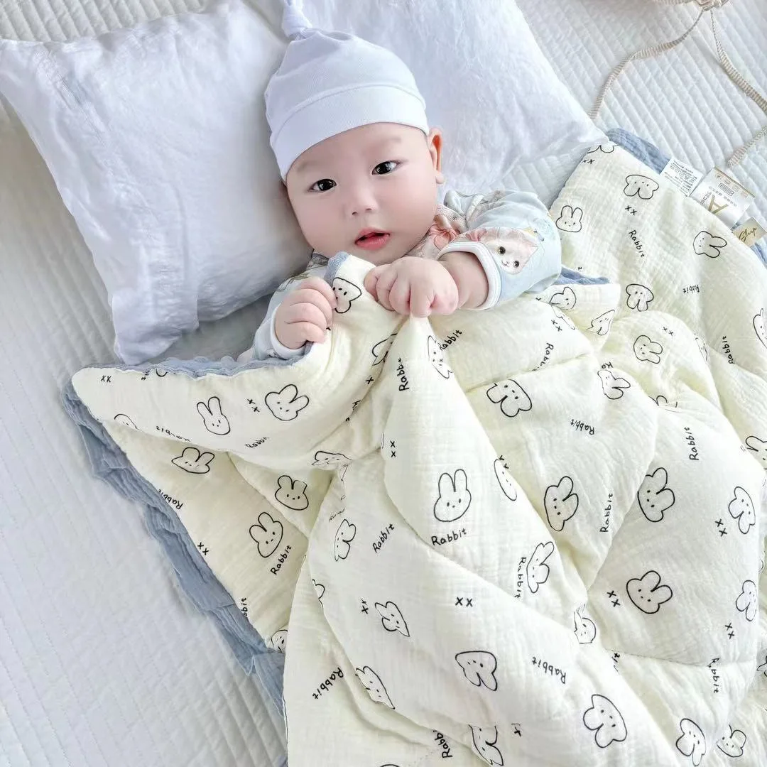 Детское кружевное одеяло Doudou для детского сада успокаивает детское с краями
