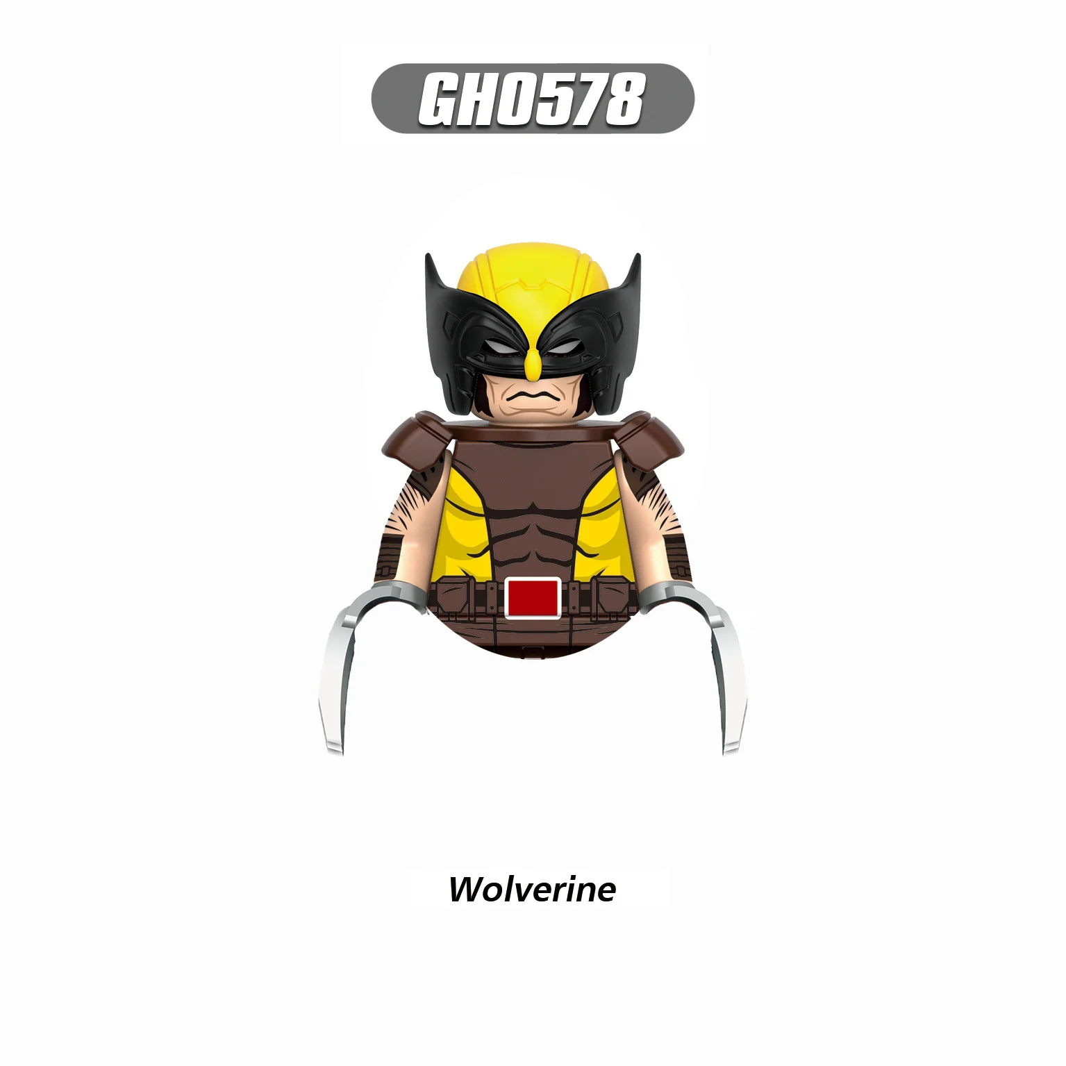 Новый Marvel Дэдпул Росомаха X-Men патч кирпичная игрушка мини-фигурка строительный