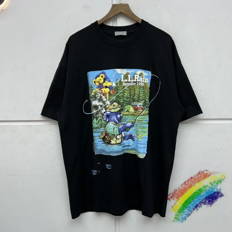

2022ss Three Little Bears T Shirt Men Women Best Quality T-shirt Summer Style Tee Oversized Tops