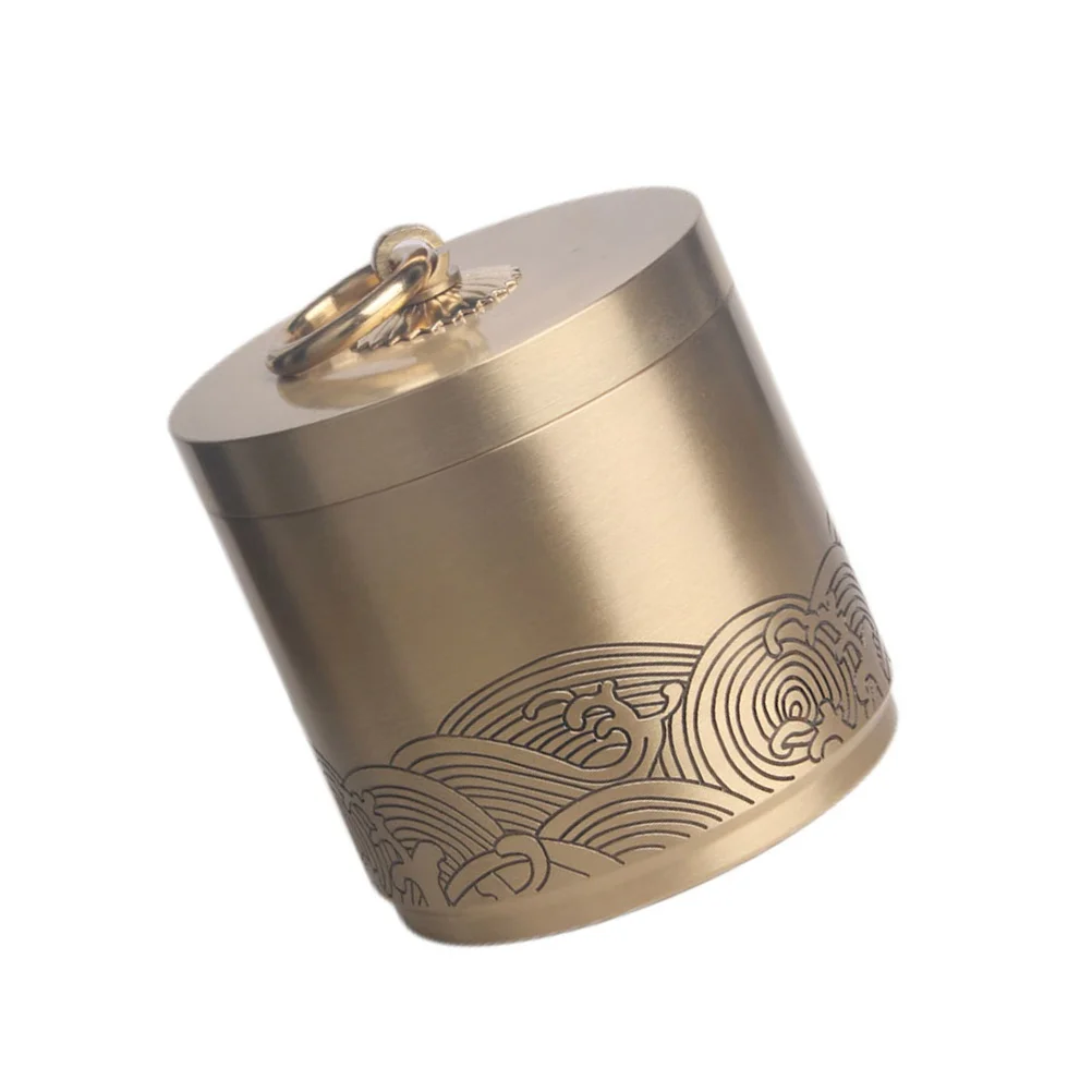 

Decorative Brass Ashtray Exquisite Cigarette Butt Container Household Ashtray