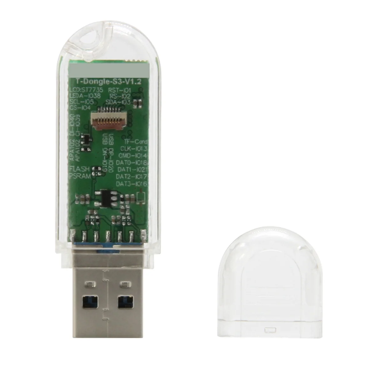 Плата разработки ключа T-Dongle-S3 ESP32-S3 для Nerdminer Bitcoin Nerd Miner BTC USB-ключ