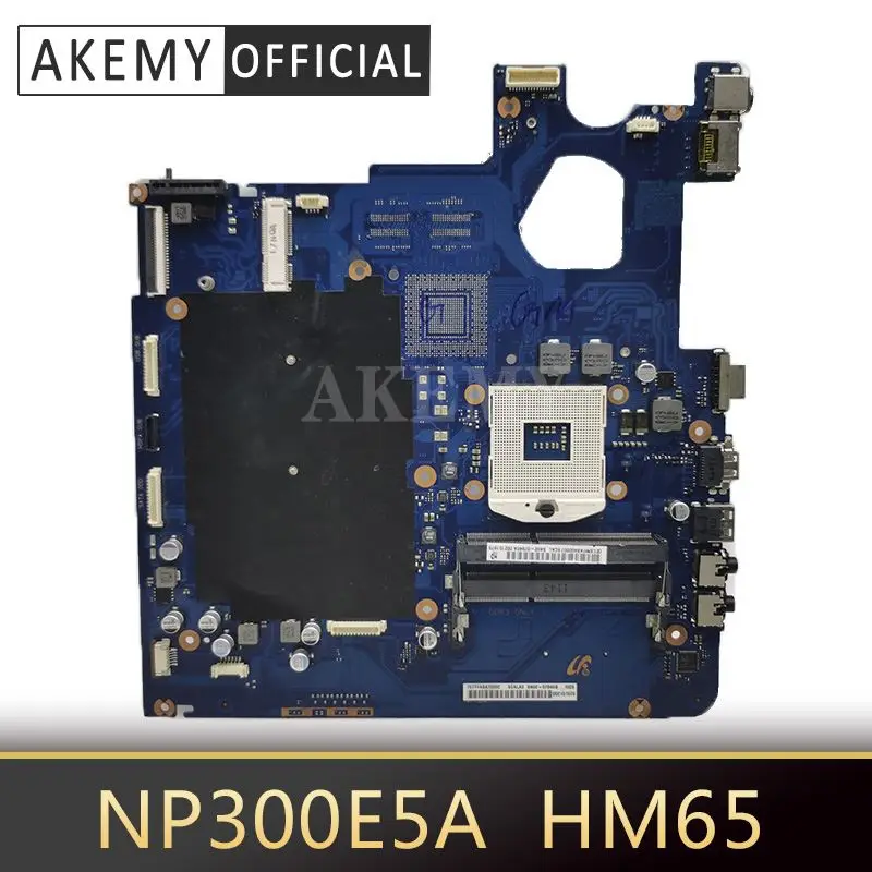 

Оригинальная материнская плата Akemy для ноутбука Samsung NP300E5A 300E5A, эргономичная деталь, HM65, полностью протестирована