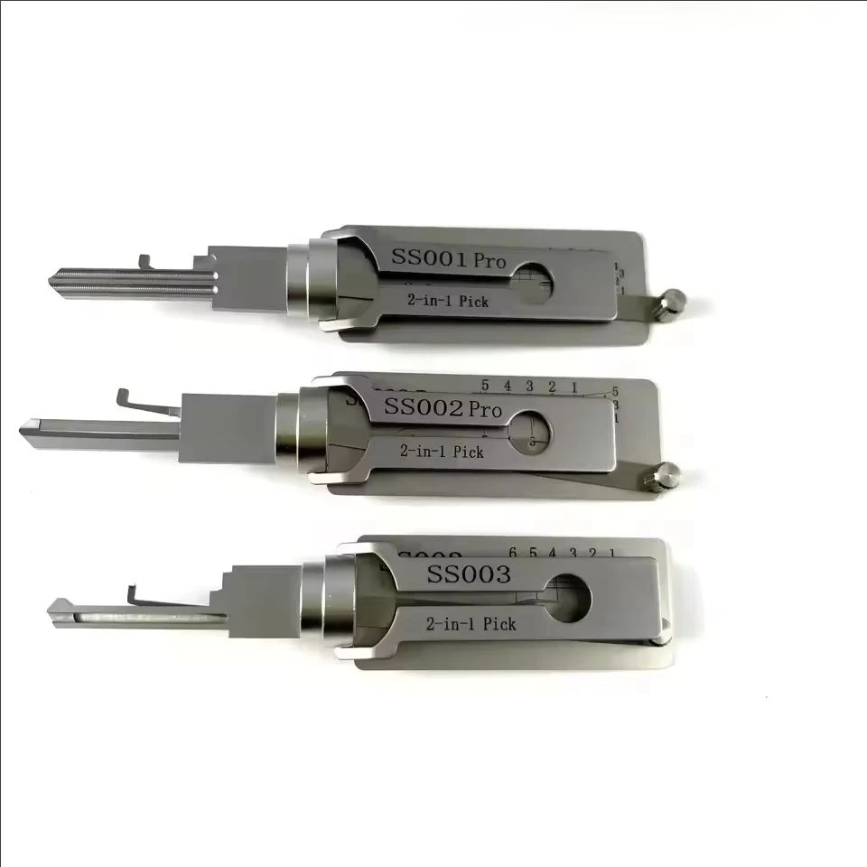 

SS001 SS002 SS003 SS004 SS005HOT Слесарные инструменты для ремонта дверных замков, домашний комплект для замков Lishi 2 в 1, инструменты для дверных замков