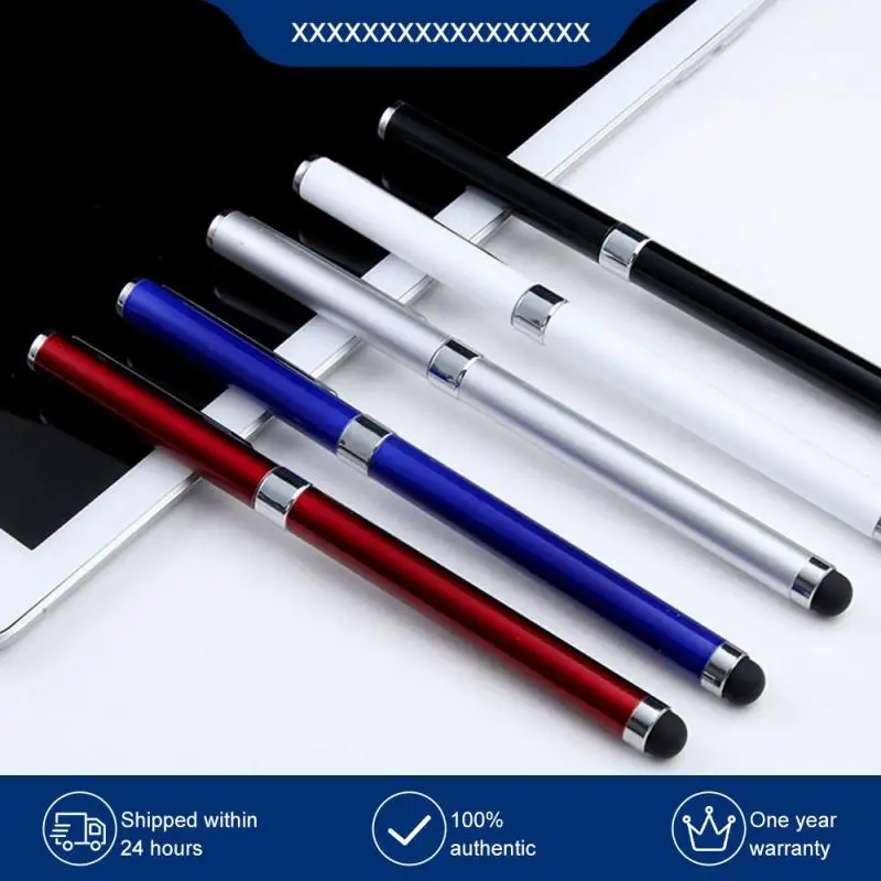 

2 в 1 емкостный сенсорный экран планшет стильная Точная тонкая ручка для iPhone iPad Телефон Android телефон ноутбук умный карандаш Caneta