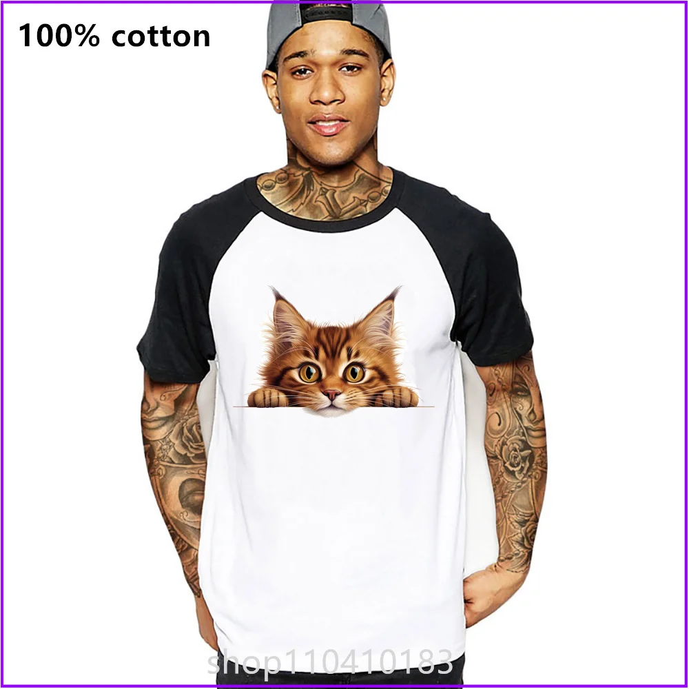 Somali аниме животное мультфильм кот футболки для мужчин женщин футболка одежда