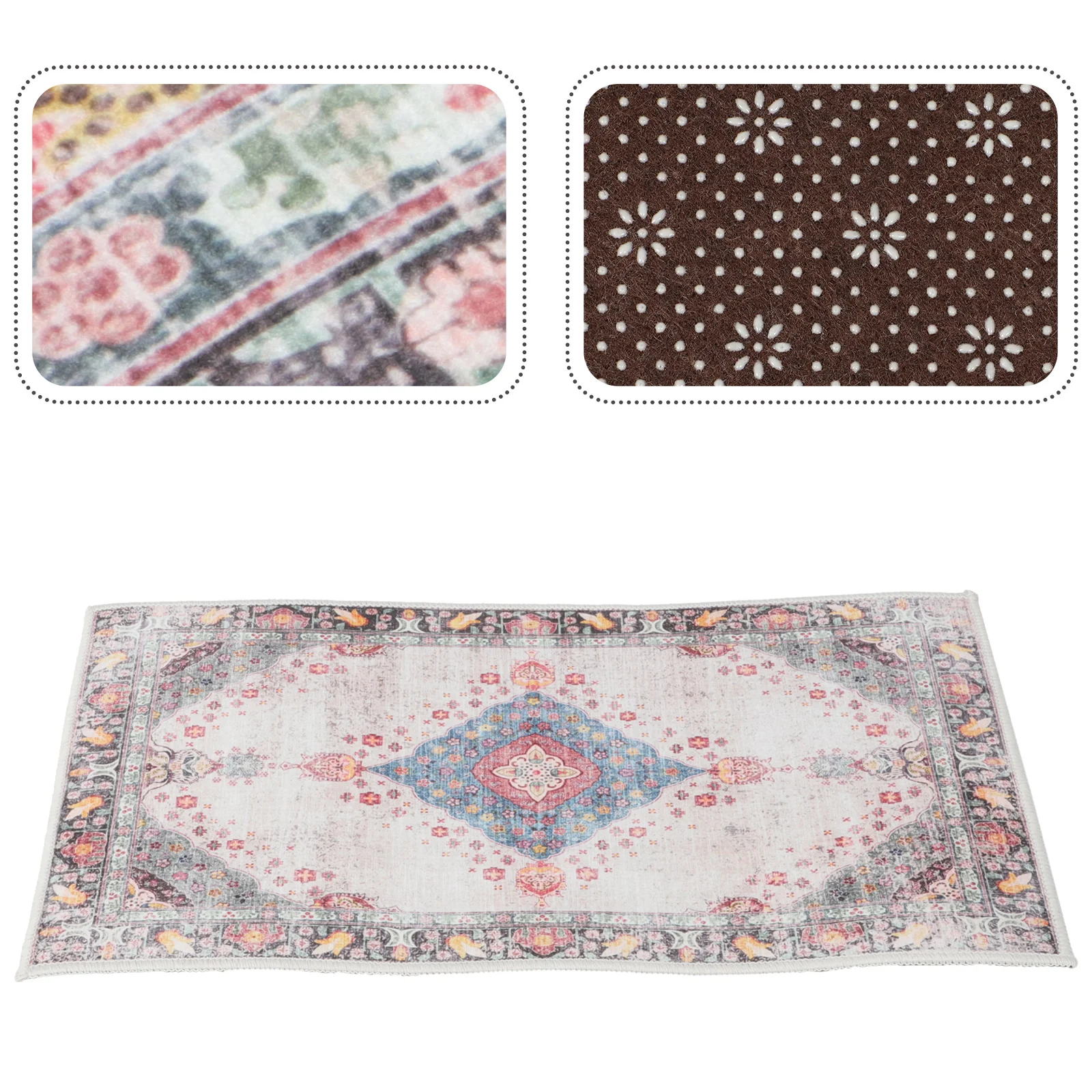 

Carpet Mat Floor Rug Bohemian Bedroom Rugs Living Room Style Home Ethnic Door Decorative Vintage Retro Household Area Welcome