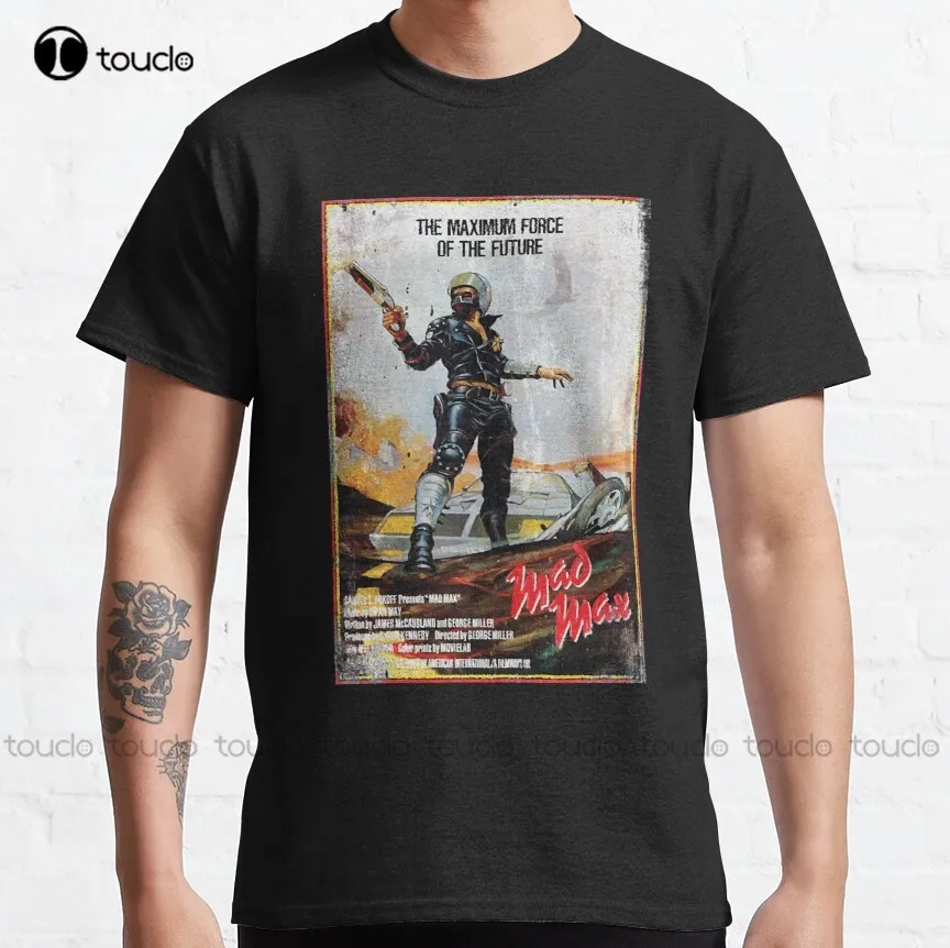 

Most Important Mad Max Distressed Movie Poster Halloween Holiday Classic T-Shirt Halloween Black Shirt Xs-5Xl Breathable Cotton