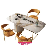light luxury stone plate table chair set kung fu tea brewing table tea table modern simple home tea table tea set