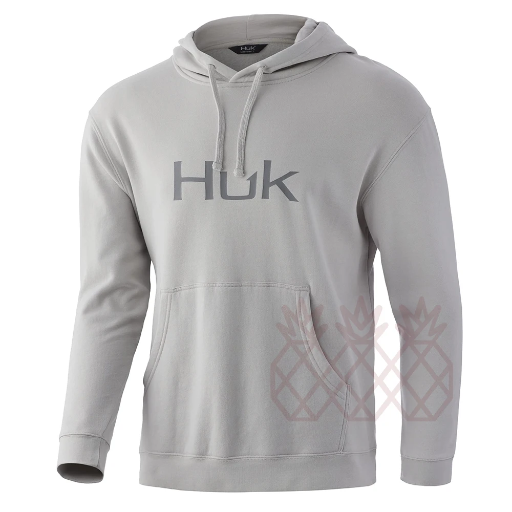 HUK Fishing Hoodie Mens Performance Fleece Winter Keep Warm Fishing Jacket With Stretch Outdoor Fishing Clothes Roupa De Pesca