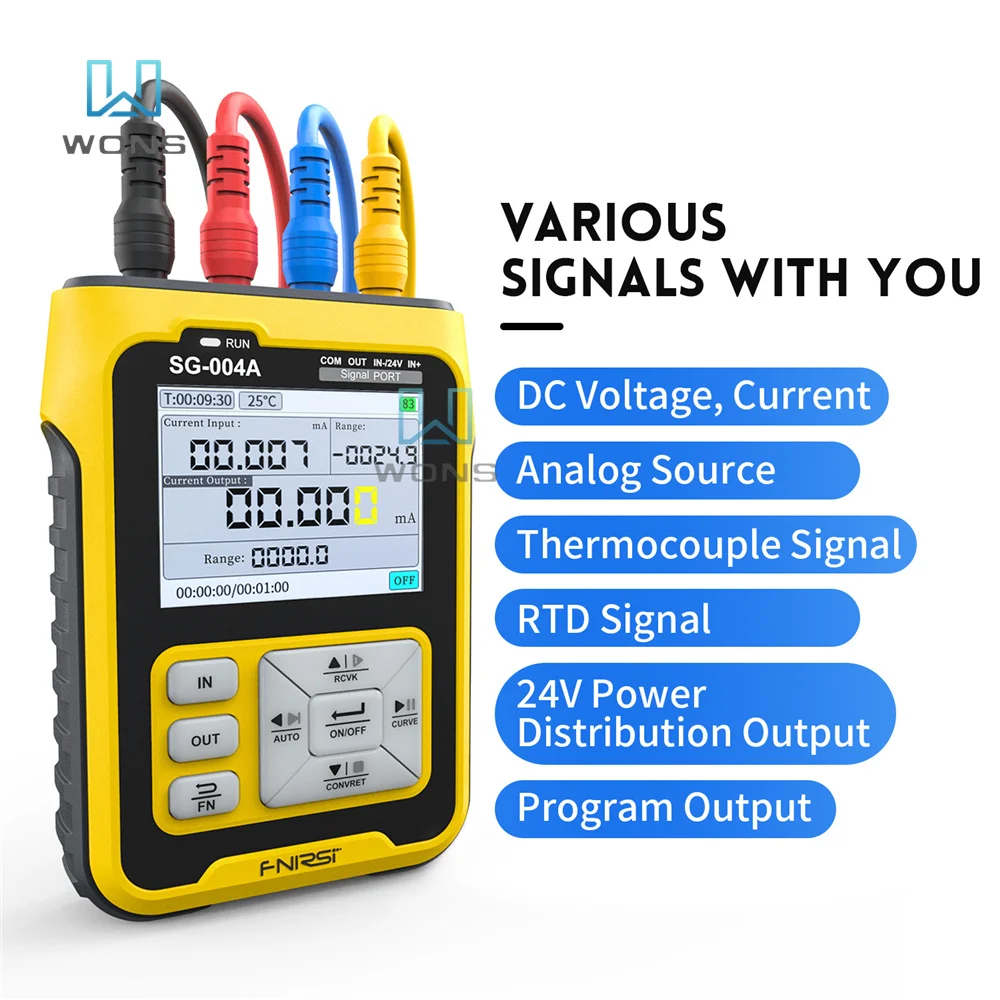 

SG-004A 4-20mA Multifunctional Signal Generator PT100 Thermocouple Resistance Pressure Transmitter Process Calibrator Tools