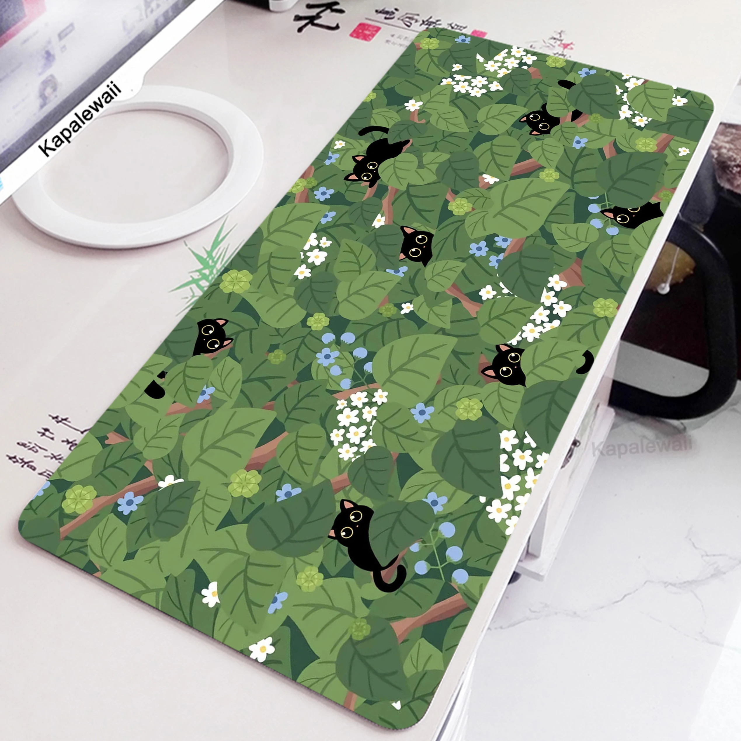 

Palnt Art Mouse Pad XXL Game Mousepad Large Computer Cute Mouse Mat Desk Mats Gamer Anti-slip Carpet Keyboard Pads 900x400mm