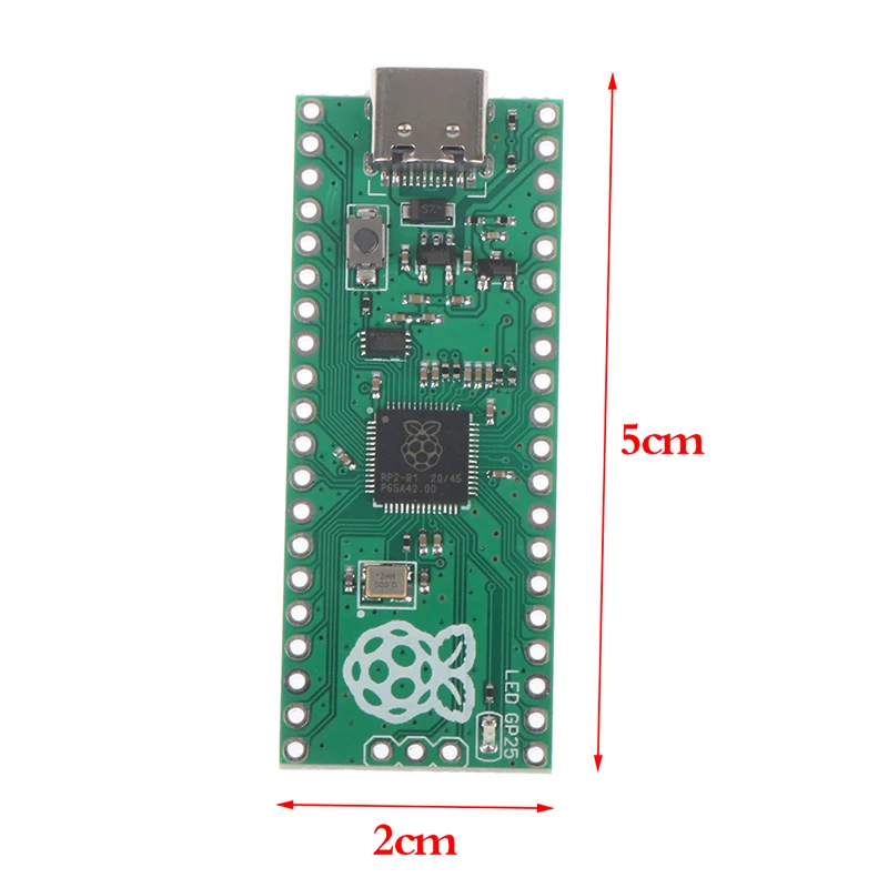 

Raspberry Pi Pico Board RP2040 MICRO Dual-Core ARM 133MHz Microcomputers Cortex-M0+ Processor