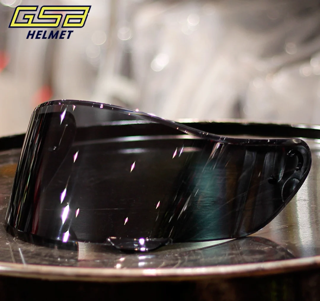 

GSB G-350 Полный объектив для шлема G-360D Линза для шлема G-360F Райдужные линзы Гальваническое золото Очки для шлема