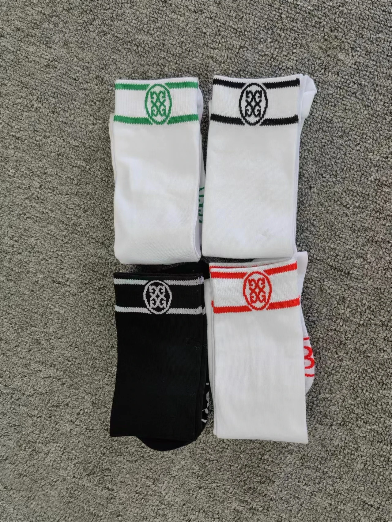 2023 women's golf socks outdoor sports combed cotton socks