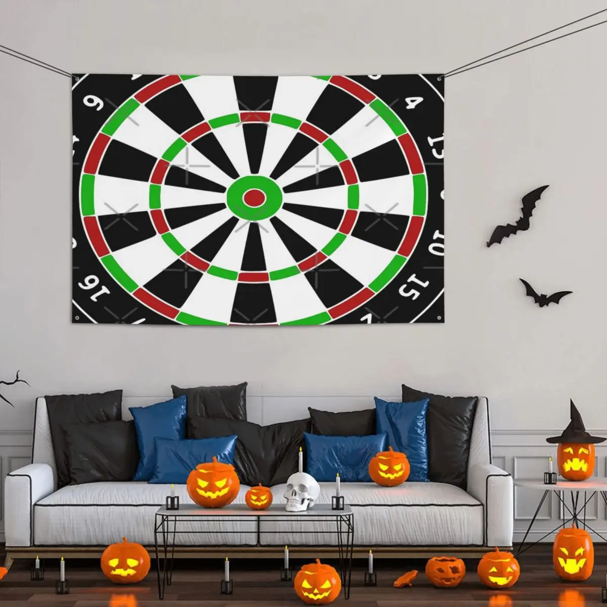 

Darts Darts Dartboard Bull Party Banner Decor 120x180cm Vintage Decorative Fade Resistant Drapey
